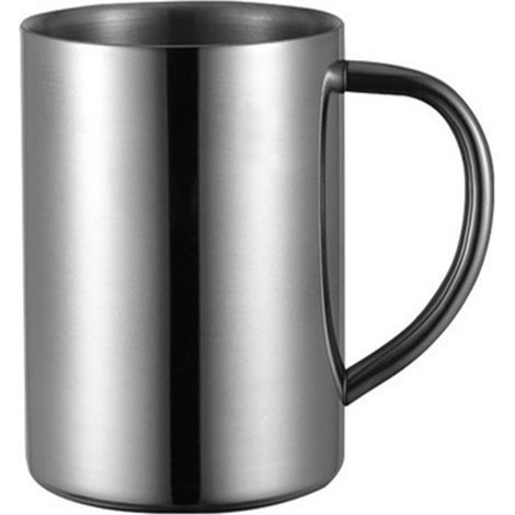 Mug en acier inoxydable 304 grand format, tasse résistante et réutilisable pour café et boissons chaudes (1/5)