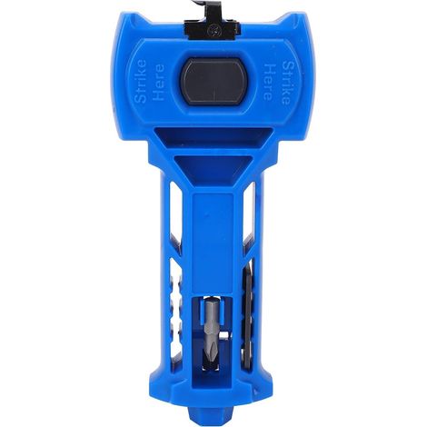 Door mortising tool, professional installation kit with reversible round and square blades and top chisel for carpenters and plastic door installations