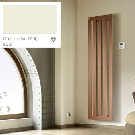 Radiateur électrique vertical ACOVA KARENA 900W TSVH-180-050/GF Cream RAL9001 9001 (1/3)