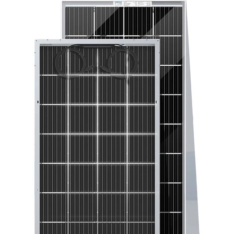 Panneau Solaire, Haute Efficacité, Construction Durable, 2pcs 100w panneau (1/2)