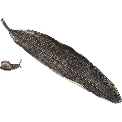 Bâtonnet d'aromathérapie en forme d'escargot à base de feuille de santal, idéal comme objet de décoration pour les salons de thé à domicile. (1/5)