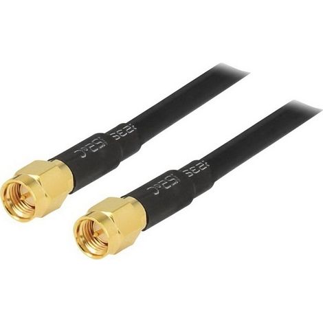 Cavo antenna con connettore SMA / connettore SMA RG58 2 m