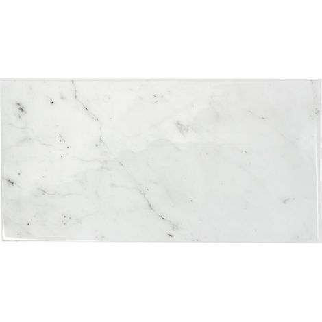 Selbstklebende Wandfliesen x2 XL, 57,3x29,4cm - Smart Tiles Blok Carrera Klebefliesen 3D Fliesenaufkleber für Bad & Küche