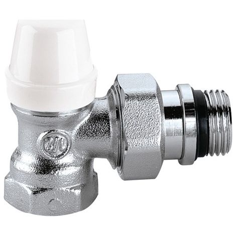 Rücklaufverschraubung mit Winkelanschlüssen für Eisenrohr Caleffi 431  1/2"