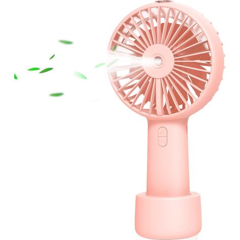 Filiyano-Petit brumisateur portatif avec réservoir d'eau de 20 ml, rechargeable par USB ou piles. (1/5)