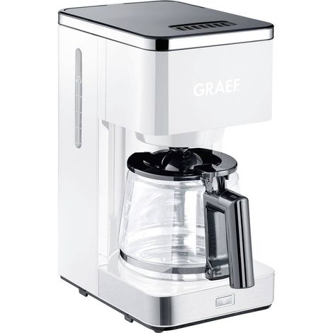 Macchina da caffè filtro Graef FK401 bianca 10 tazze (1/5)