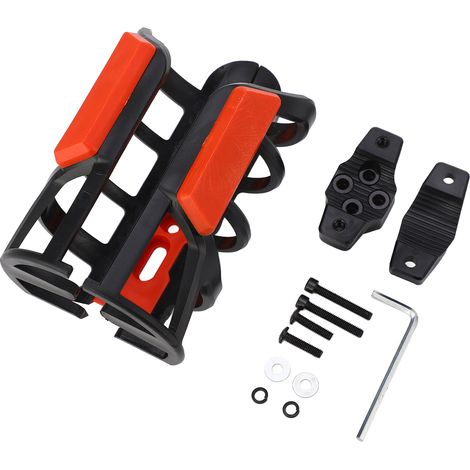 Robuster, stabiler und zuverlässiger Getränkehalter für Motorräder, E-Bikes und Fahrräder – tragbar und tragbar, orange (1/5)