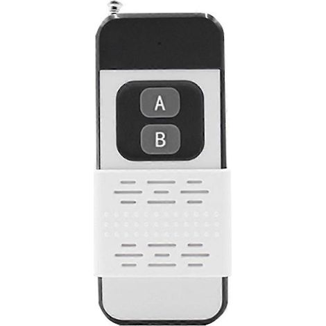 Télécommande sans fil 433 MHz, 2 boutons, portée de 1000 m, pour éclairage, portail, porte de garage, commande de moteur kns (1/5)
