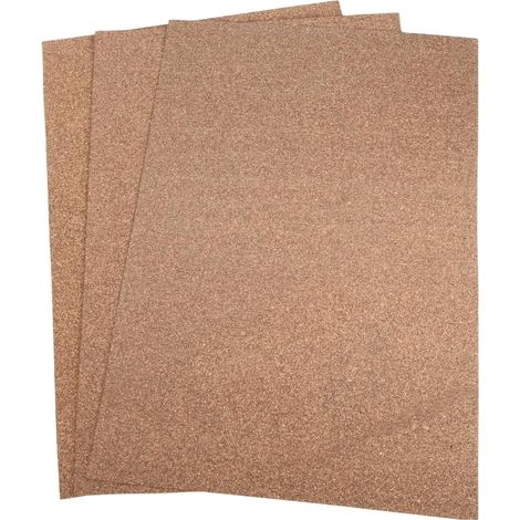 Nitrilkorkplatte 300x200x1mm, Kork- und NBR-Plattendichtung für Rasenmäher-, Traktor- und Motorhackenmotordichtung (1mm)
