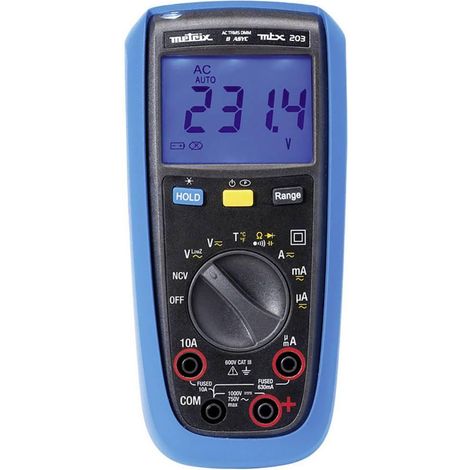 chauvin-arnoux MTX 203 multímetro digital portátil IP54