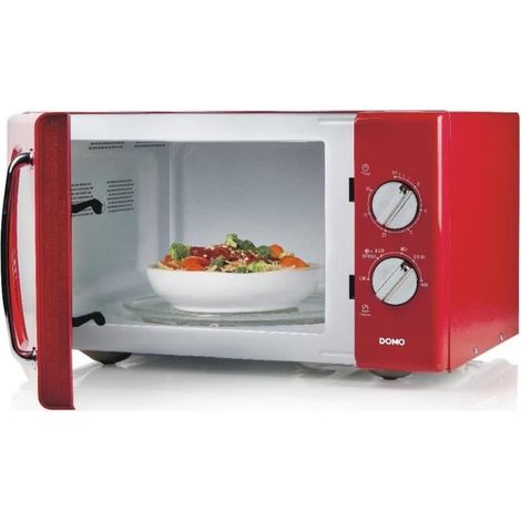 Four Micro-ondes Retro Rouge 25L Domo DO2925