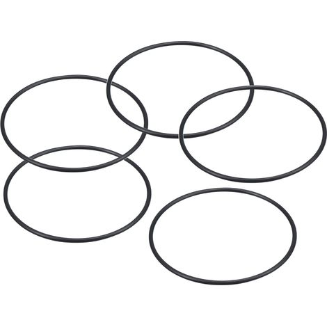 Joint Torique en Caoutchouc Nitrile 76mm OD 71mm ID 2,65mm Largeur, 10 Joints Etanchéité Métriques pour Robinet Plomberie Réparation Automobile, Noir (1/5)