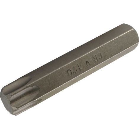 BGS Bit lunghezza 80 mm azionamento esagono esterno 14 mm profilo T (per Torx) T70 - 4581