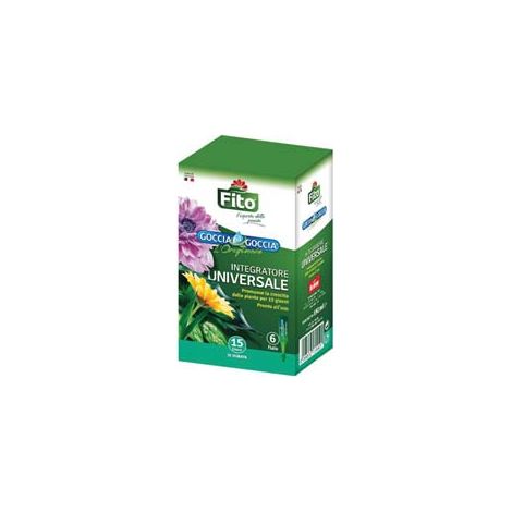 NUTRIMENTO UNIVERSALE GOCCIA A GOCCIA- - confezione 5 fiale da ml.40 - 3 pezzi FITO