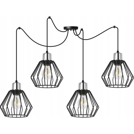 LAMPADA A SOSPENSIONE, LAMPADARIO DA SOFFITTO, PARALUME IN FILO, LED (1/5)