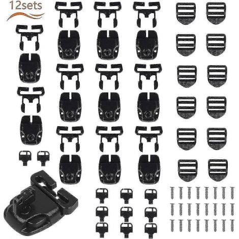 Lot de 12 clips pour couverture de spa, clips pour couverture de piscine chaude, sangles de sécurité pour baignoire, loquets p20250110672 (1/5)