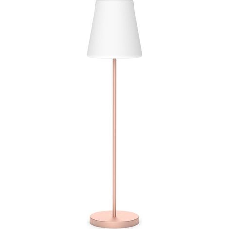 [GEBRAUCHT] B-Ware Newgarden Stehlampe Bodenlampe LED Lola Slim rosegold warmweiß dimmbar Fernbedie (1/2)