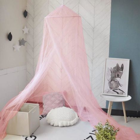 Ciel De Lit Moustiquaire, Baldaquin De Lit Pour Décoration De Chambre De Fille - Baldaquin Suspendu De Protection Contre Les Ins