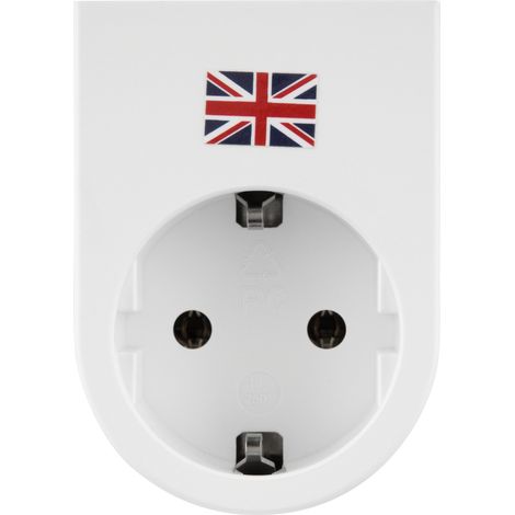 Adaptateur de voyage REV Traveler, UK, blanc