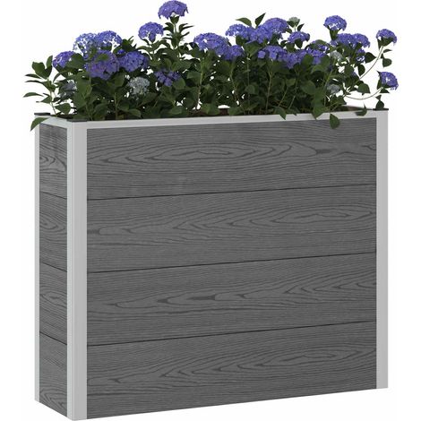Maison Exclusive - Letto rialzato da giardino Grigio 100 x 30 x 22 cm