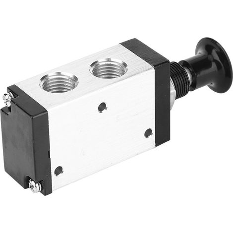 Électrovanne pneumatique pour air à levier manuel 3R210‑08 2 positions 3 voies (1/5)