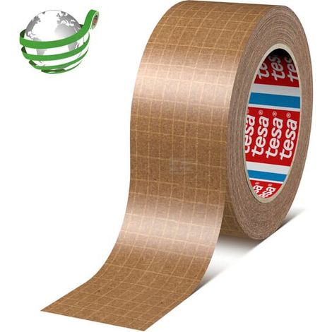 Selbstklebendes verstärktes Papierklebeband 25mx50mm TESA T600130000010