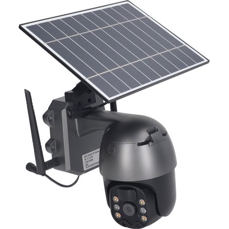 Solarbetriebene Sicherheitskamera mit PIR-Bewegungserkennung, 3 MP, 1080p HD-Farbauflösung, Nachtsicht, IP65 wasserdicht, 4G-fähig (Japanische Version) (1/5)