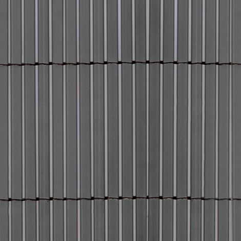 TENAX Colorado 1,50x5 m Grigio, Canniccio Sintetico a Canne Intere da 7mm, Schermante Frangivista in PVC per Giardino, Balcone e Terrazza (1/5)
