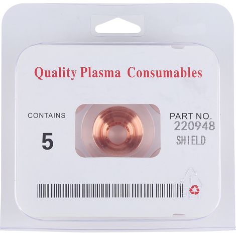 5Pcs Plasma Cuter Cutting Shield Cap Consumables Welding Tools 220948 for MAX105