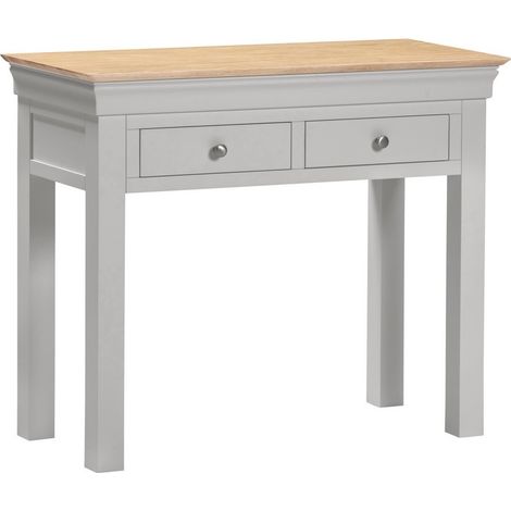 Bordeaux Indoor Console Table - L43 x W98 x H81 cm - Pebble Grey/Oak