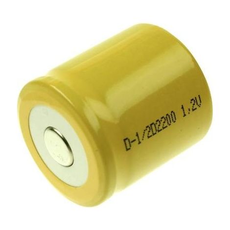 Mexcel D-1/2D2200 Batteria ricaricabile speciale 1/2 D Flat Top NiCd 1.2 V 2200 mAh 1 pz.