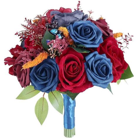 Bouquets de mariée pour la mariée et les demoiselles d'honneur, bouquets de mariée pour la Saint-Valentin (1/4)