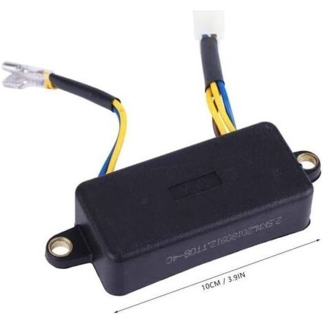 Régulateur Groupe Electrogene, Régulateur de Tension Avr 3KW, Avr pour Generateur a Essence, 250V 220UF Avr pour Générateur Essence Monophasé 2-3Kw Noir (1/3)