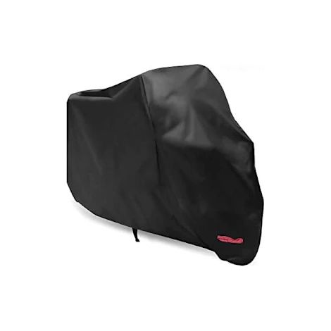 Housse de moto, 265 x 105 x 125 cm, couleur noire, compatible avec la plupart des motos et scooters.-AquaForge (1/4)