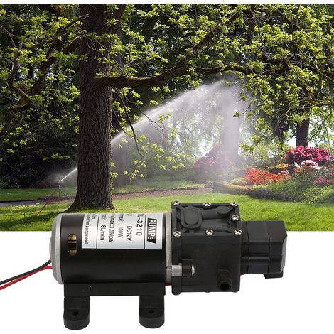 Elektrische Membran-Druckwasserpumpe mit Selbstansaugfunktion und Druckschalter, 12 V, 100 W (1/5)