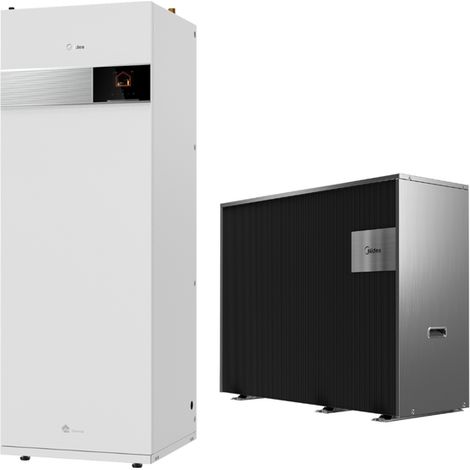 Ensemble Pompe à chaleur Air / Eau 16 kW pour chauffage et eau chaude sanitaire M-THERI HYGGE - MIDEA - MIDTHERIEECS16M