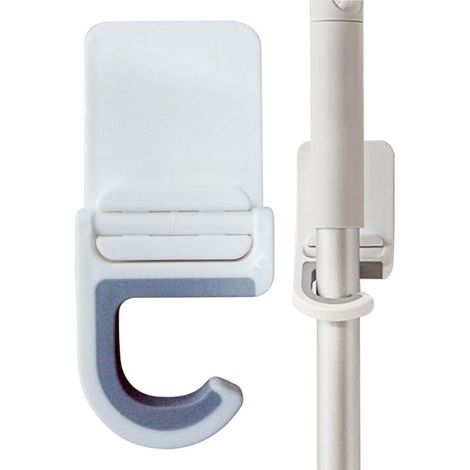CSPARKV 5 PCS Support de vadrouille à balai – Pince à balai, pince à cintre pour balai Pince de suspension pour organisateur de balai sans perçage, support mural pour organisateur de vadrouille, su (1/5)