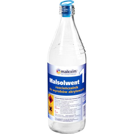 Solvente malsolvent 1 PER acrilico 0,5L - M/malsol 1