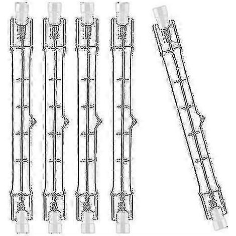 Ampoule halogène R7s 230 W 230 V à intensité variable, 118 mm, lot de 10 pour projecteur de bâtiment (1/5)