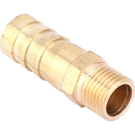 Raccord mâle G1/8 en laiton pour conduites de gaz et de liquides, 10 mm (1/5)