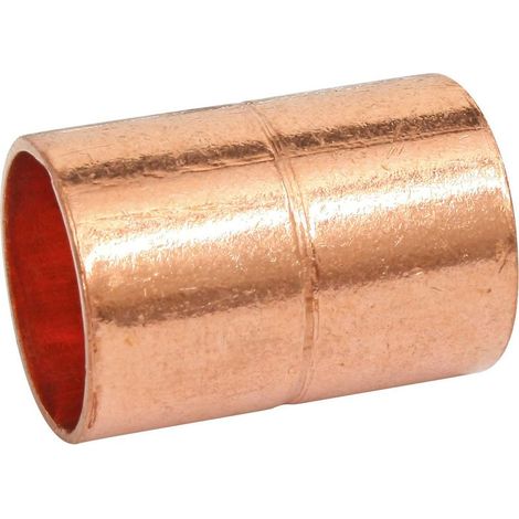 Copper solder fitting - Equal sleeve Ø10 mm (pack of 10 pieces) (1/3)