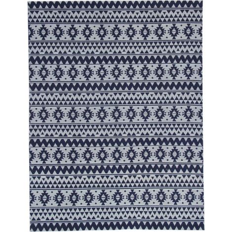Tapis extérieur fait à la main ensoleille 210 bleu - 160 x 230 cm