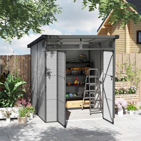 meuble rangement exterieur abri jardin 190x191 plastique OKMYHOME (1/5)