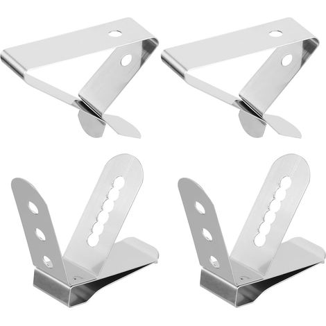 Mikikit 4pièces Pince Thermomètre Viande Acier Inoxydable Support (1/5)