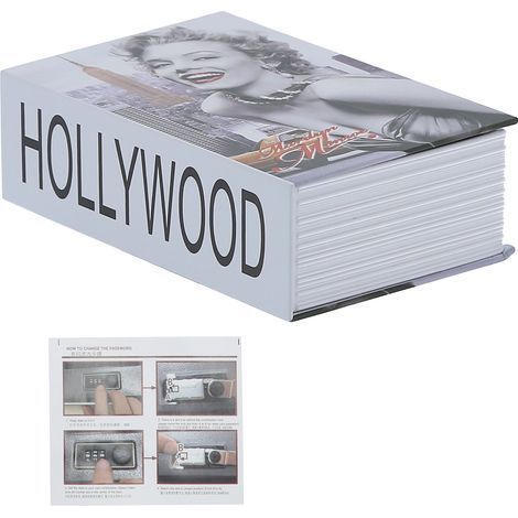 Mini coffre-fort original, Simulation en forme de livre, étui de rangement pour billets, pour la maison, le salon et le bureau (1/5)