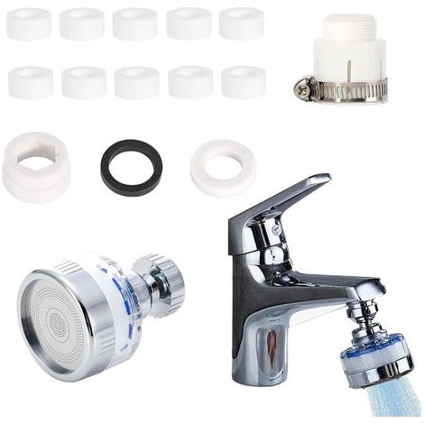 Leitungswasserfilter, Kalkfilter, mit 10 Filterelementen, geeignet für Küche, Bad und Garten.