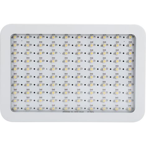 Lampe de croissance horticole 1000 W, 100 LED, en aluminium, pour jardin, serre et hydroponie (prise UE 85-265 V). (1/5)