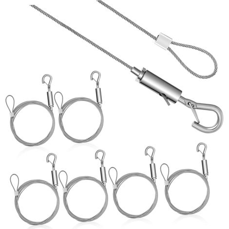Fil de suspension pour cadres photo, acier inoxydable (1/5)