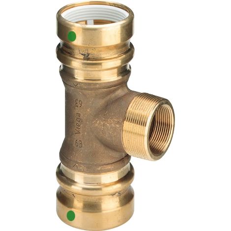 Viega Geopress-te, d1 50, R 11/2, Rp no bronce rojo Modelo 9617.1TW, 767211