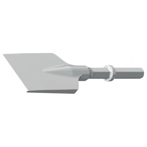 FP – Burin bêche 400 x 125 mm – 6 côtés pour marteaux pneumatiques – Pour béton armé – Coupe nette sans éclat (1/3)